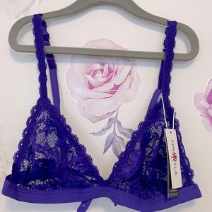 Purple Lacy Bra